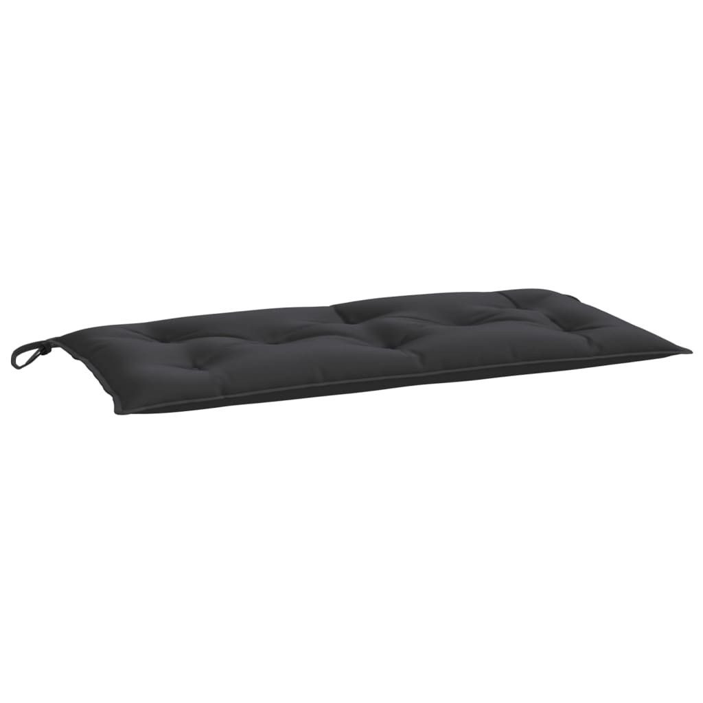 vidaXL Sitzauflage Gartenbank-Auflage Schwarz 110x50x7 cm günstig online kaufen