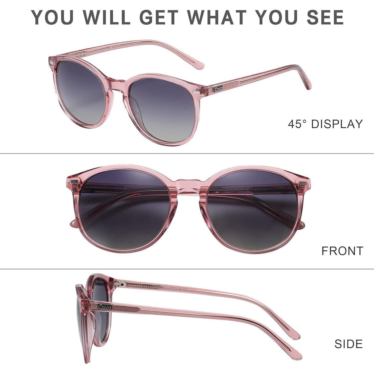 LuxusKollektion Retrosonnenbrille Damensonnenbrille retro polarisiert UV400 Acetat leicht