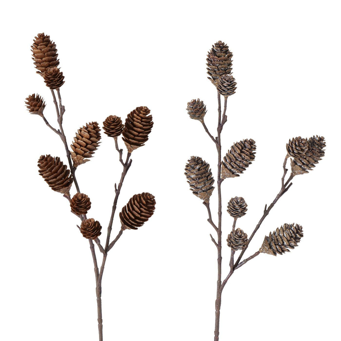 Kunstzweig Dekozweig, 1 Stück, Kiefer, Indoor, Plastik, Braun- oder Dunkelb günstig online kaufen