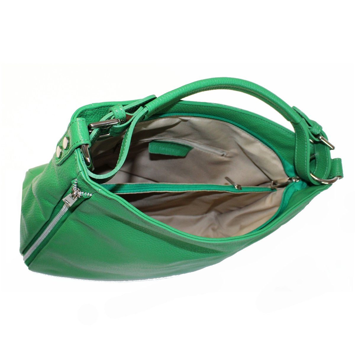 fs-bags Handtasche Grün in fs7142, Made Italy