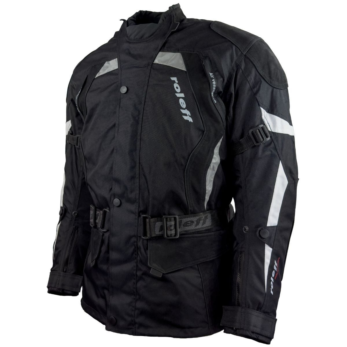 roleff Motorradjacke RO594 - Robuste 3-in-1 Jacke mit Nubukleder & Protektoren auch in großen Größen