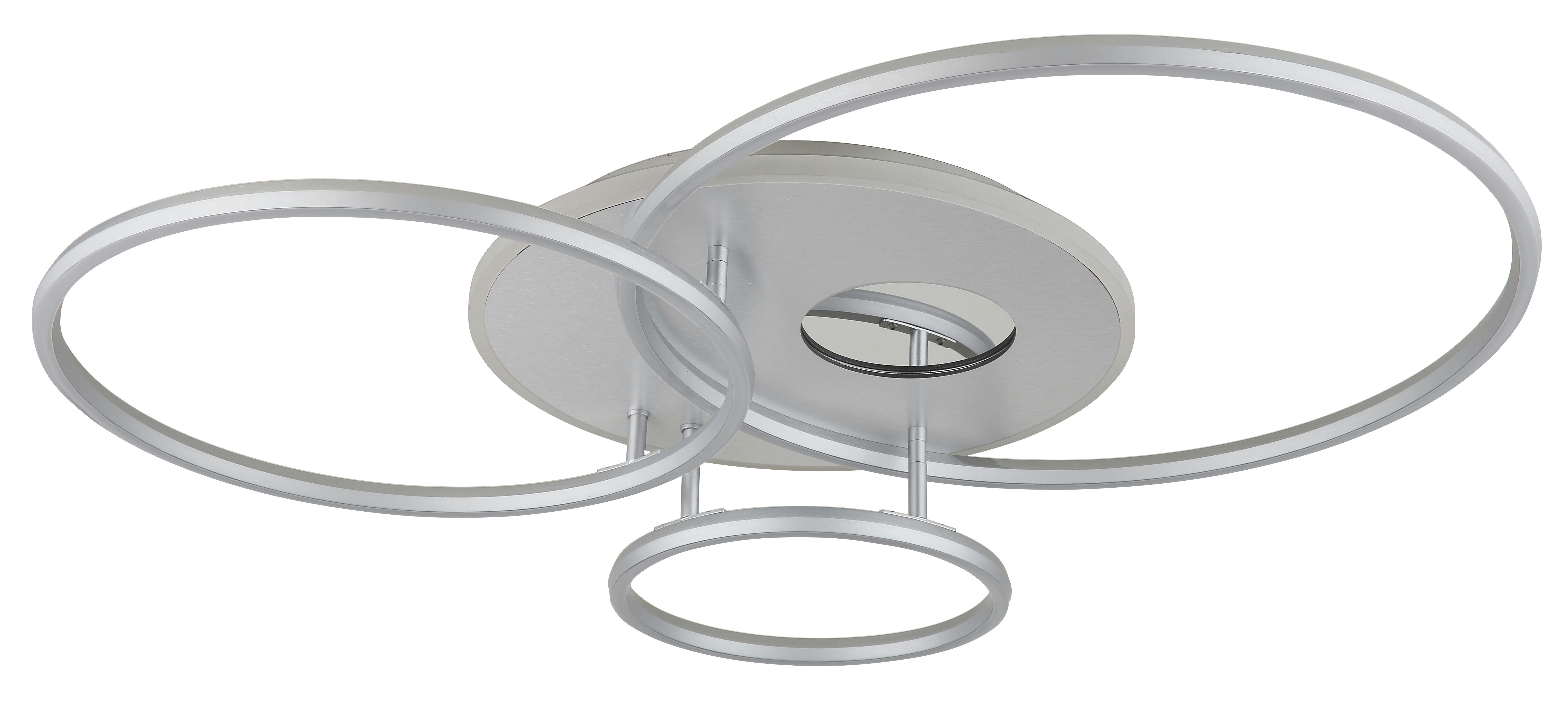 GLOBO LIGHTING Deckenleuchte INVERTINA, LED fest integriert, Deckenleuchte, 3D-Acryl, dimmbar, LED 54W