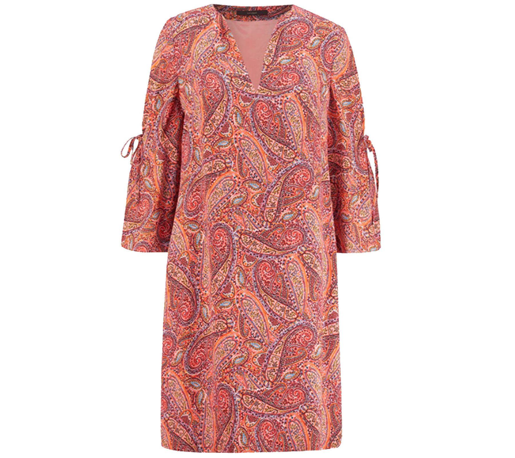 Windsor Sommerkleid »windsor. Abend-Kleid schickes Damen Ausgeh-Kleid mit  Allover-Muster und 3/4-Ärmeln Freizeit-Kleid Orange« online kaufen | OTTO