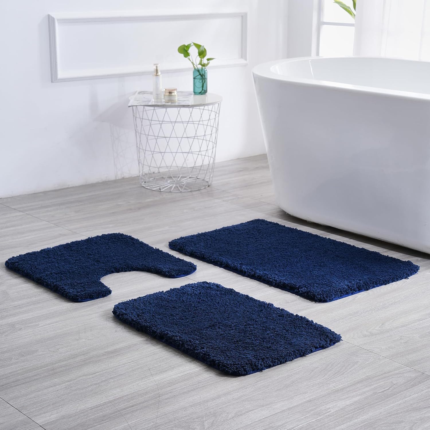 Sentidos Badematte badteppich rutschfest Eleganter Badezimmerteppich, günstig online kaufen