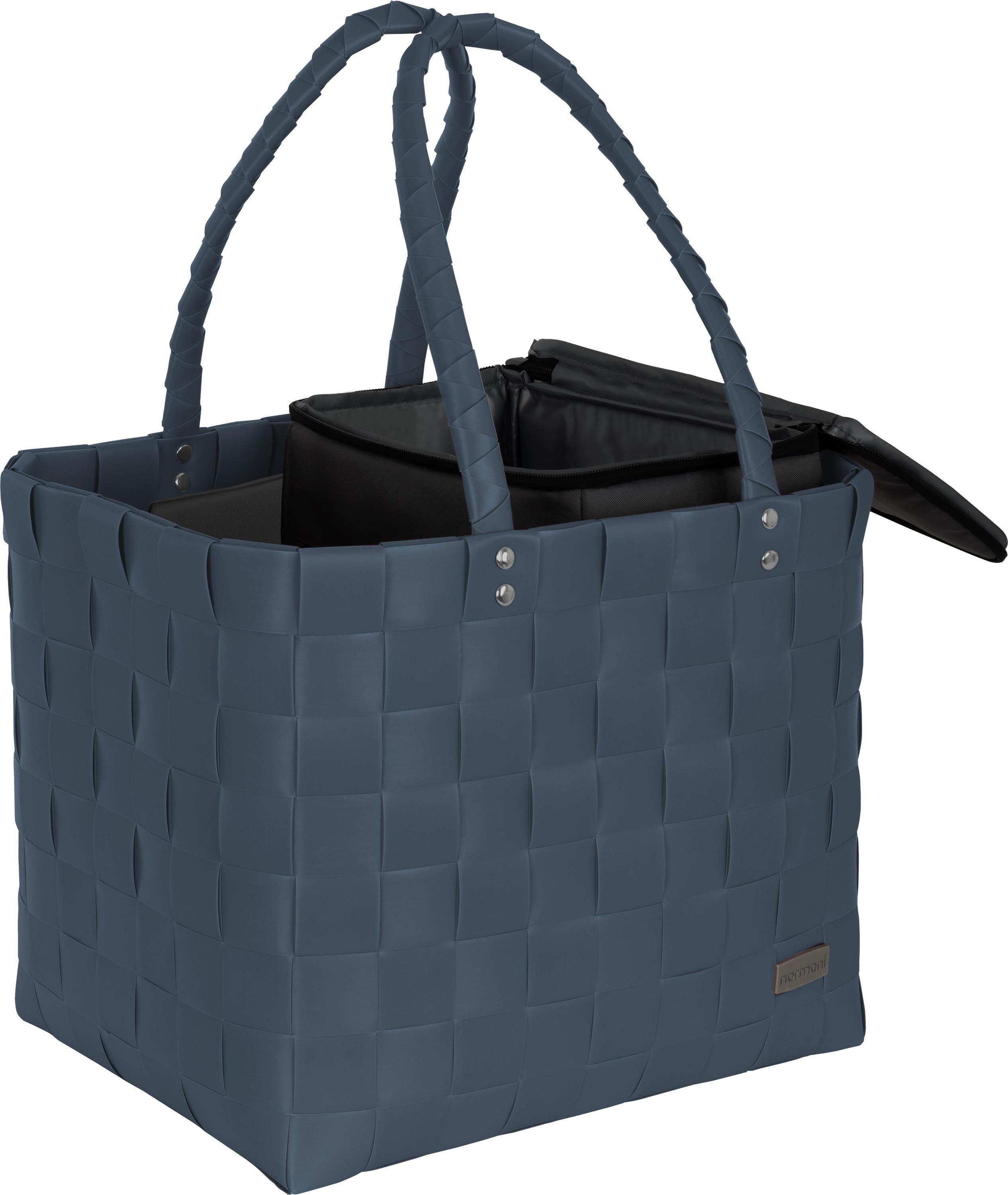 Shadow normani Einkaufskorb 20 Flechtkorb mit Kühlkorb l, Kühltasche, kleiner mit Einkaufskorb kleinem Blue