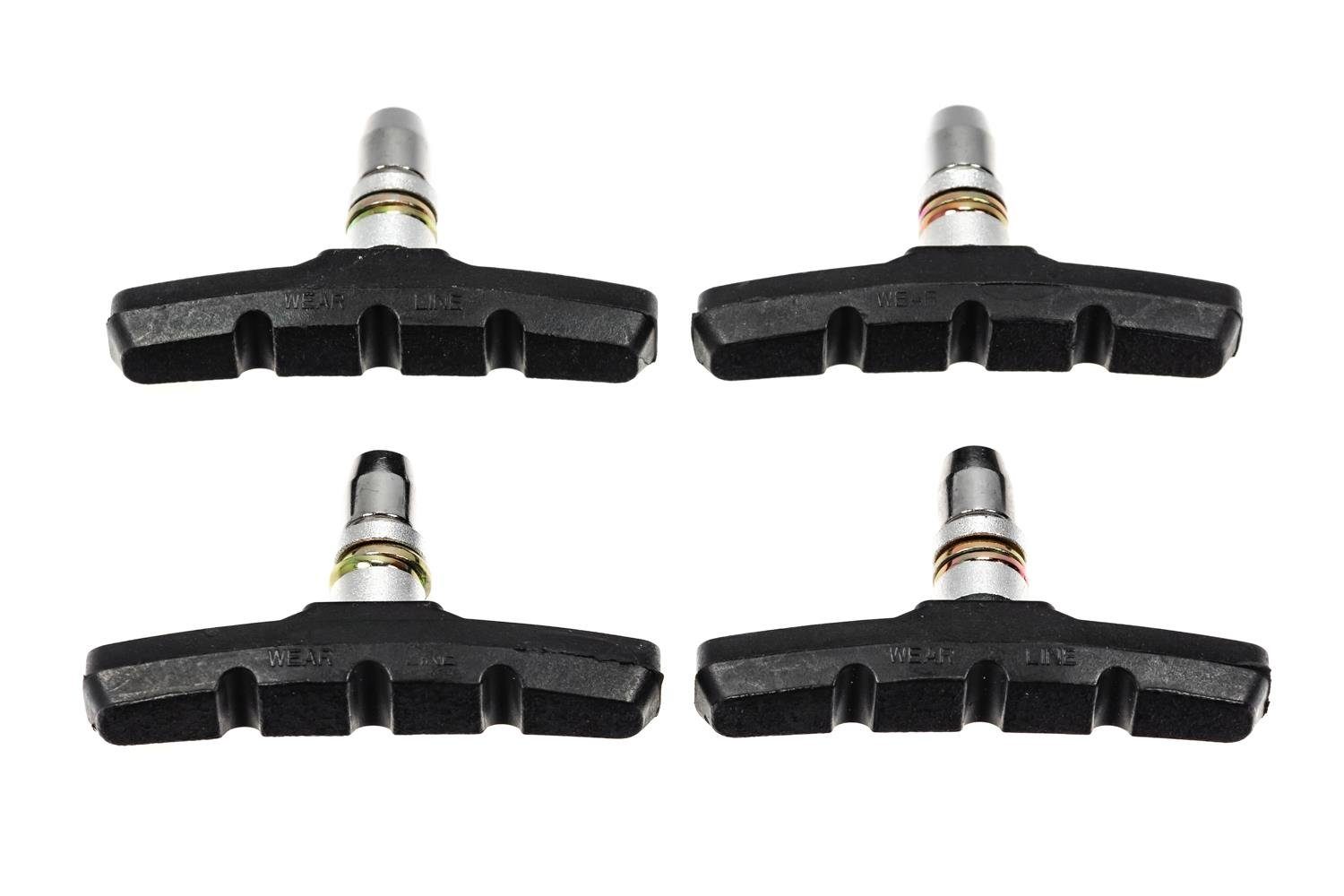 ALHONGA Bremsbelag 4 Stück Fahrrad V Brake Bremsschuhe ALHONGA 70 mm Brems Belag Gummi