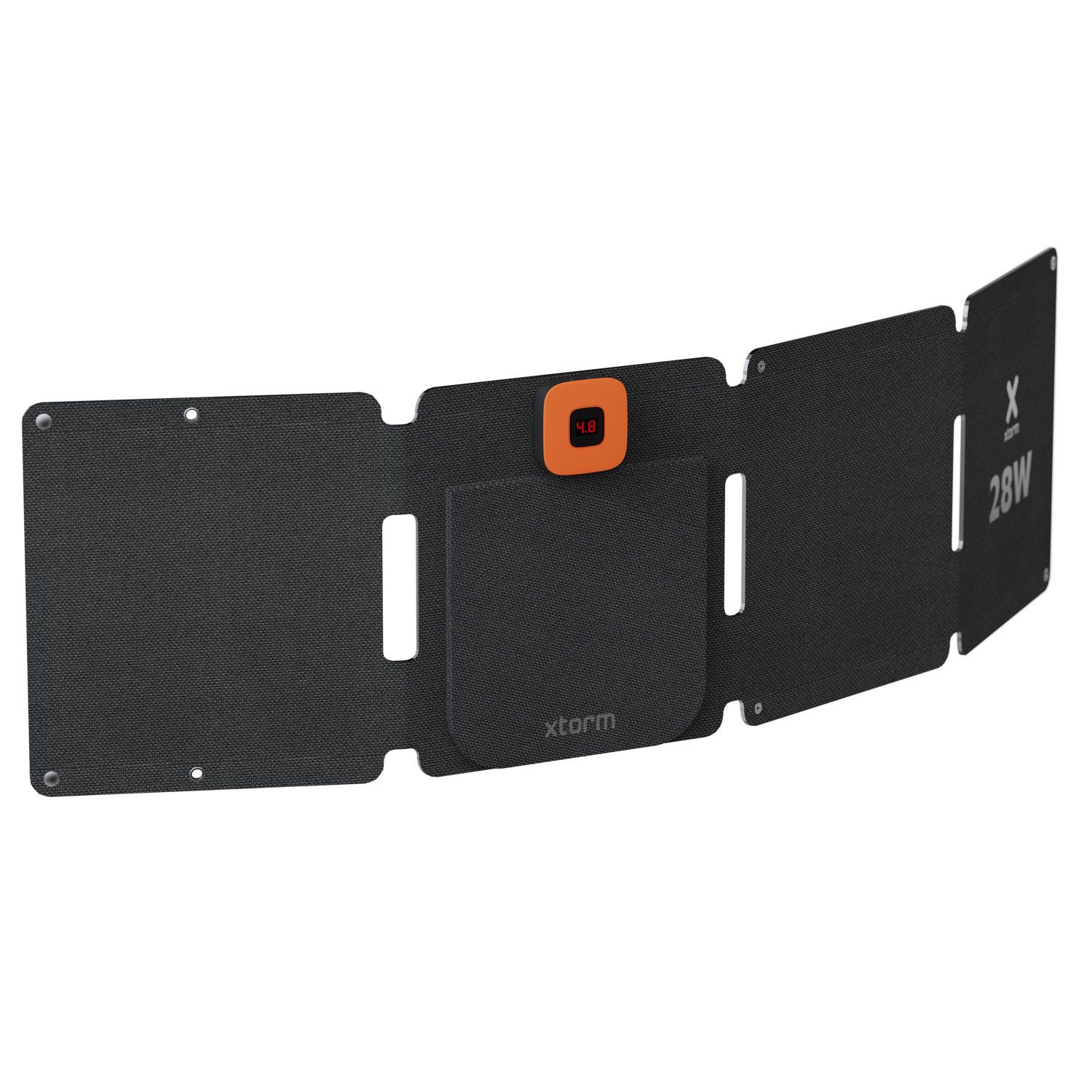 Xtorm SolarBooster 28W Solarladegerät (2400 mA, Solar-Powerbank, Fehler im Befehl: Falsche Syntax in der Nähe von)