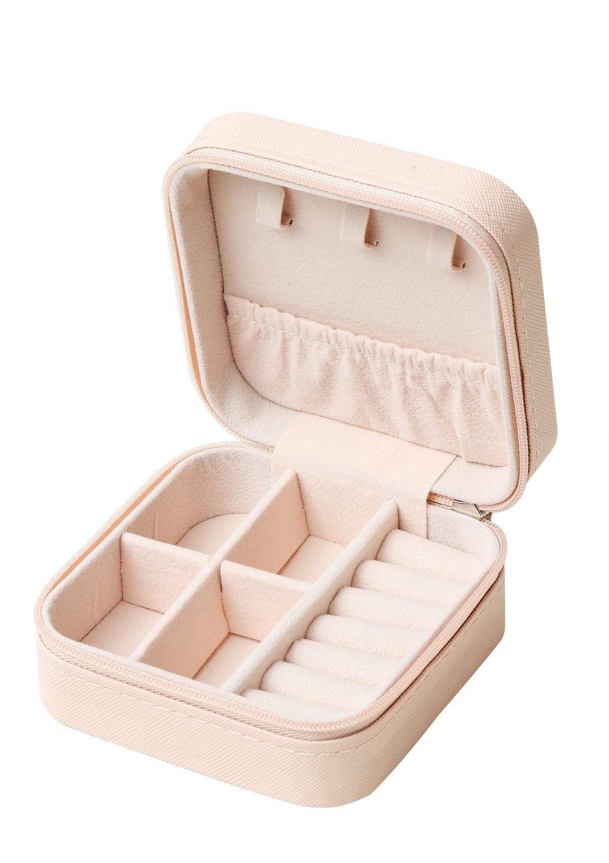 Schmucketui Schmuck Etui in Rosa Farbe