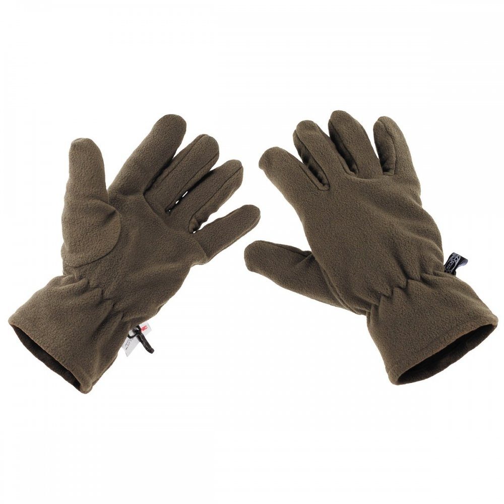 MFH Fleecehandschuhe Fleece-Fingerhandschuhe, oliv, mit Thinsulatefütterung günstig online kaufen