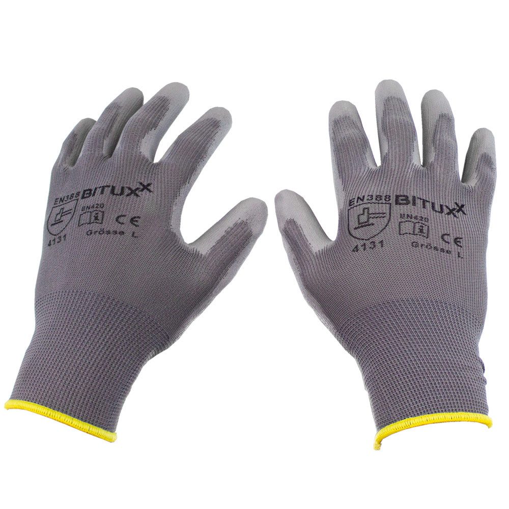 Bituxx Arbeitshandschuhe 40 Paar Arbeitshandschuhe Größe XXL (11) (Spar-Set, 40-St., MS-17801)