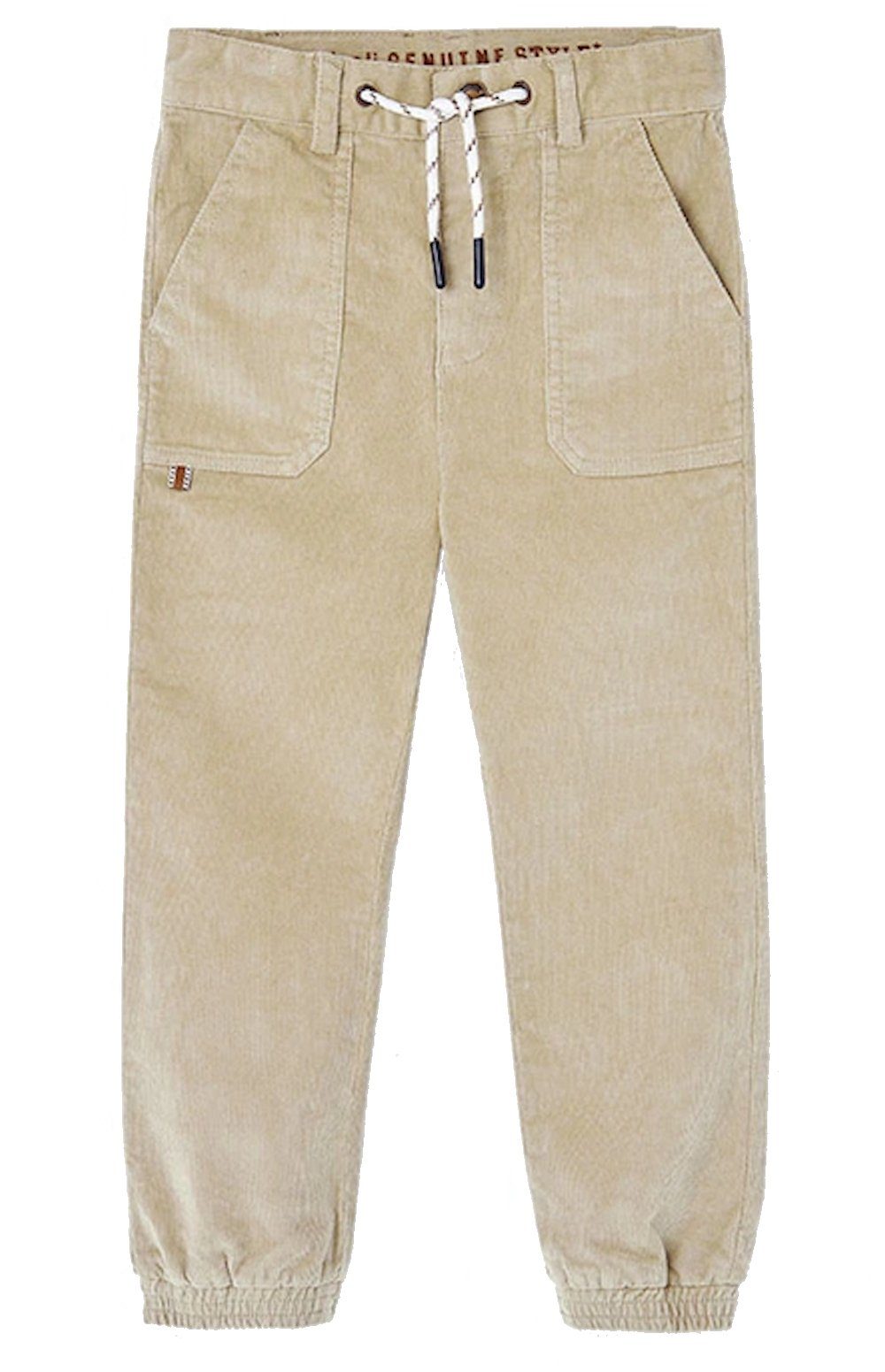BÒBOLI Cordhose BÒBOLI Kordhose taupe (1-tlg., kein Set)