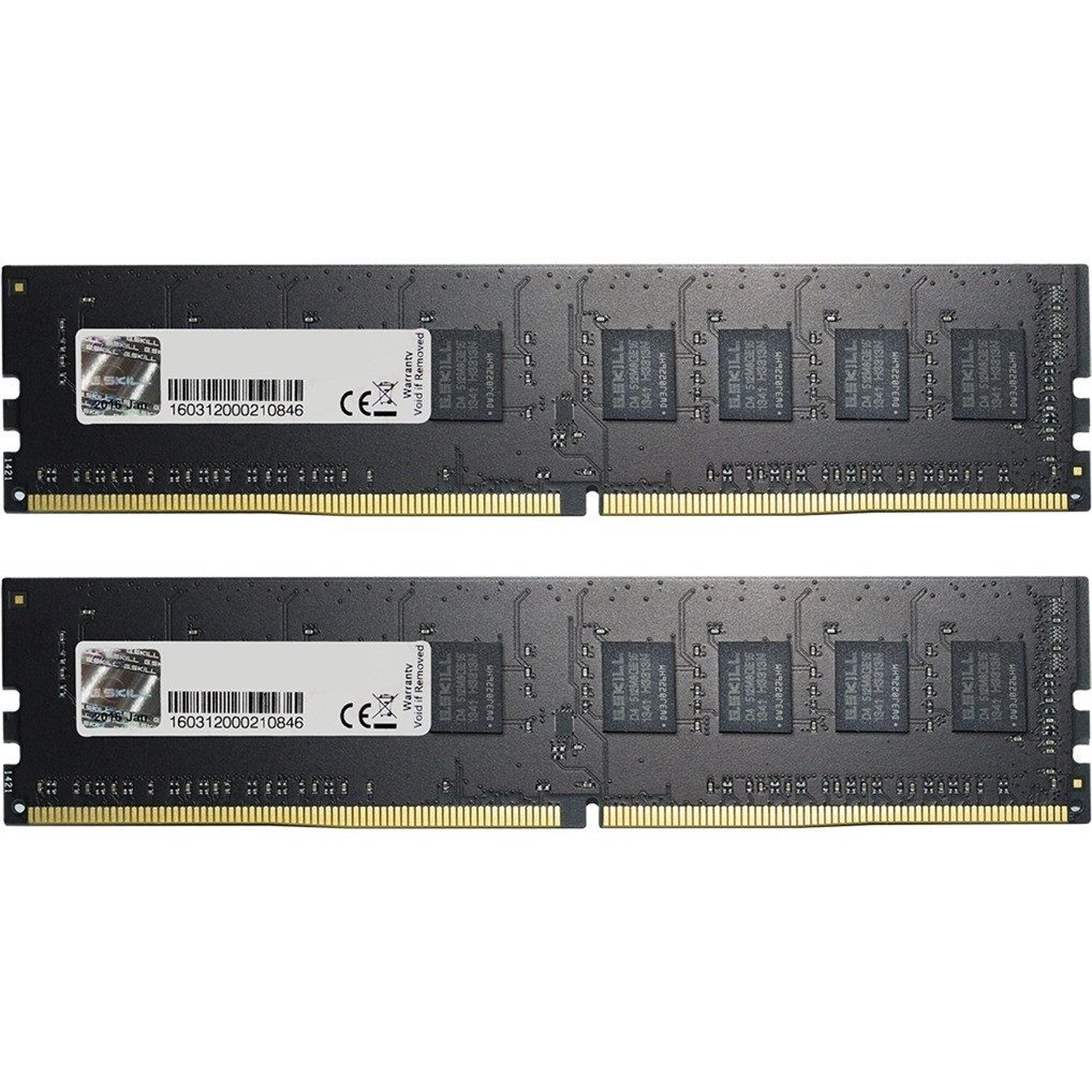 G.Skill Value 16GB RAM DDR4-2666 Dual Channel (2x8GB) CL19 PC-Arbeitsspeicher (Preiswerter DDR4 RAM für zuverlässige Alltags-Performance)