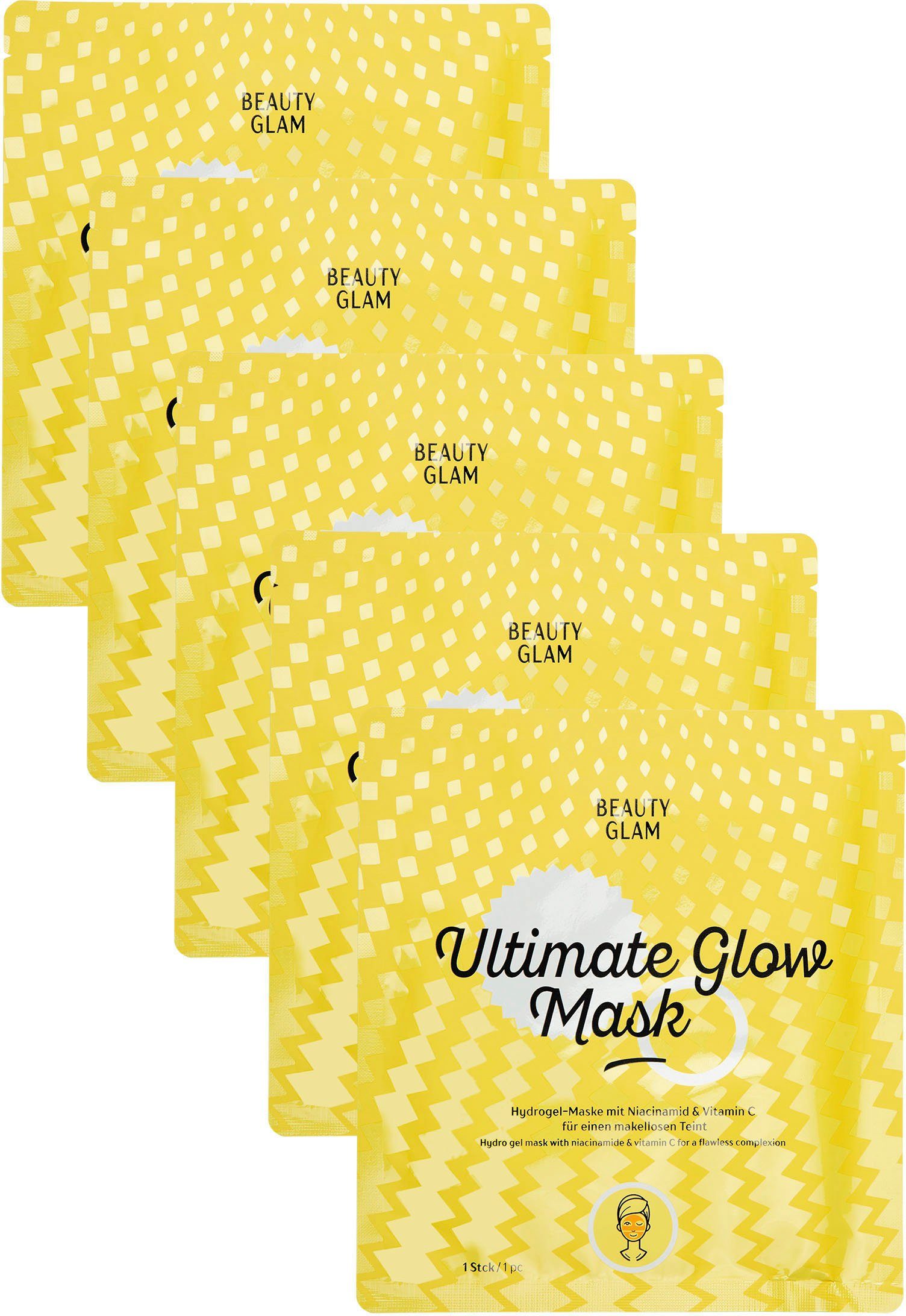 BEAUTY GLAM Gesichtsmasken-Set »Beauty Glam Ultimate Glow Mask« Set, 5-tlg.  online kaufen | OTTO