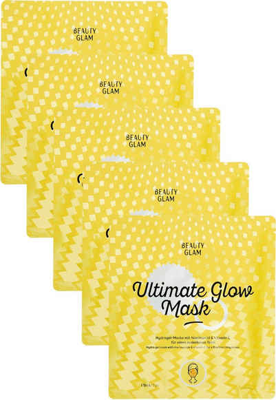 BEAUTY GLAM Gesichtsmasken-Set Beauty Glam Ultimate Glow Mask Set, 5-tlg.