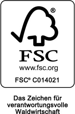 KESPER® Schneidebrett, Akazienholz, (1-St), FSC-zertifiziert, Lederband zum Aufhängen