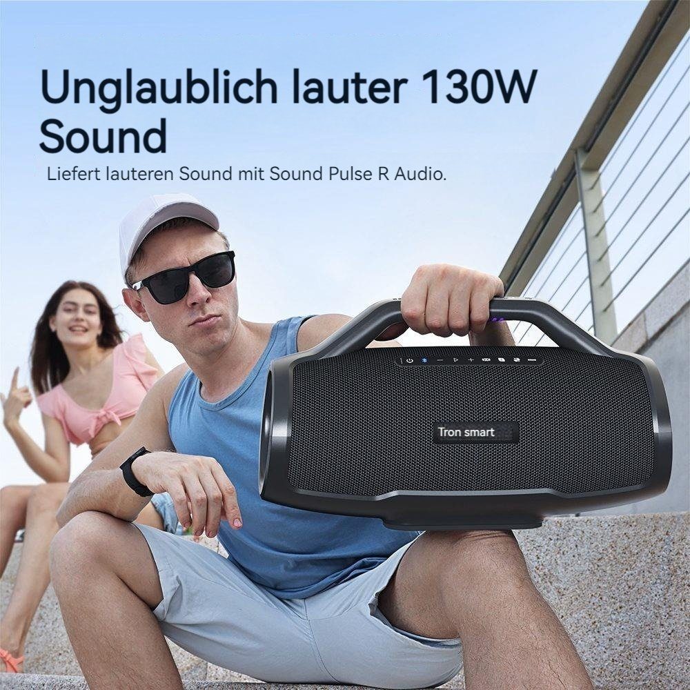 Tronsmart BANG MAX Party-Lautsprecher Stereo (Bluetooth, 130 W, IPX6 Wasserdicht)
