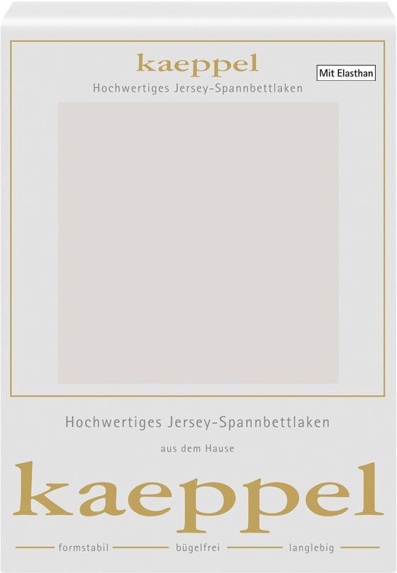 Kaeppel Spannbettlaken Single Jersey Mako Elasthan, günstig online kaufen