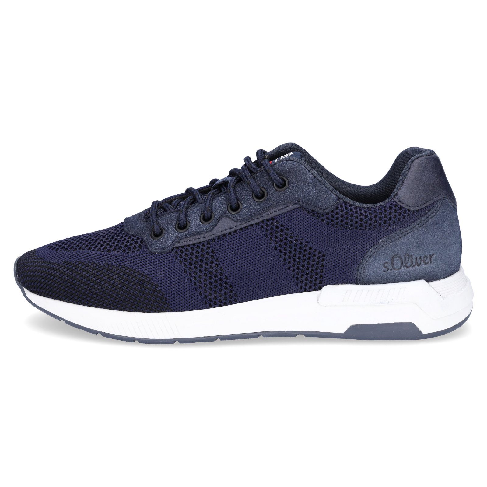 s.Oliver s.Oliver Herren Strick Sneaker marine blau Sneaker Navy