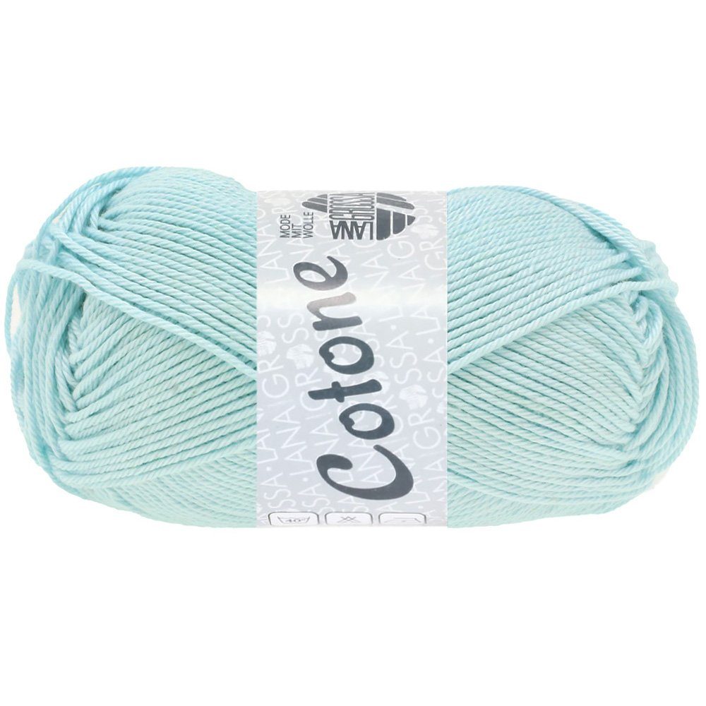 LANA GROSSA COTONE Häkelwolle, 125 m (vielseitiges Baumwoll-Basicgarn), 50 g