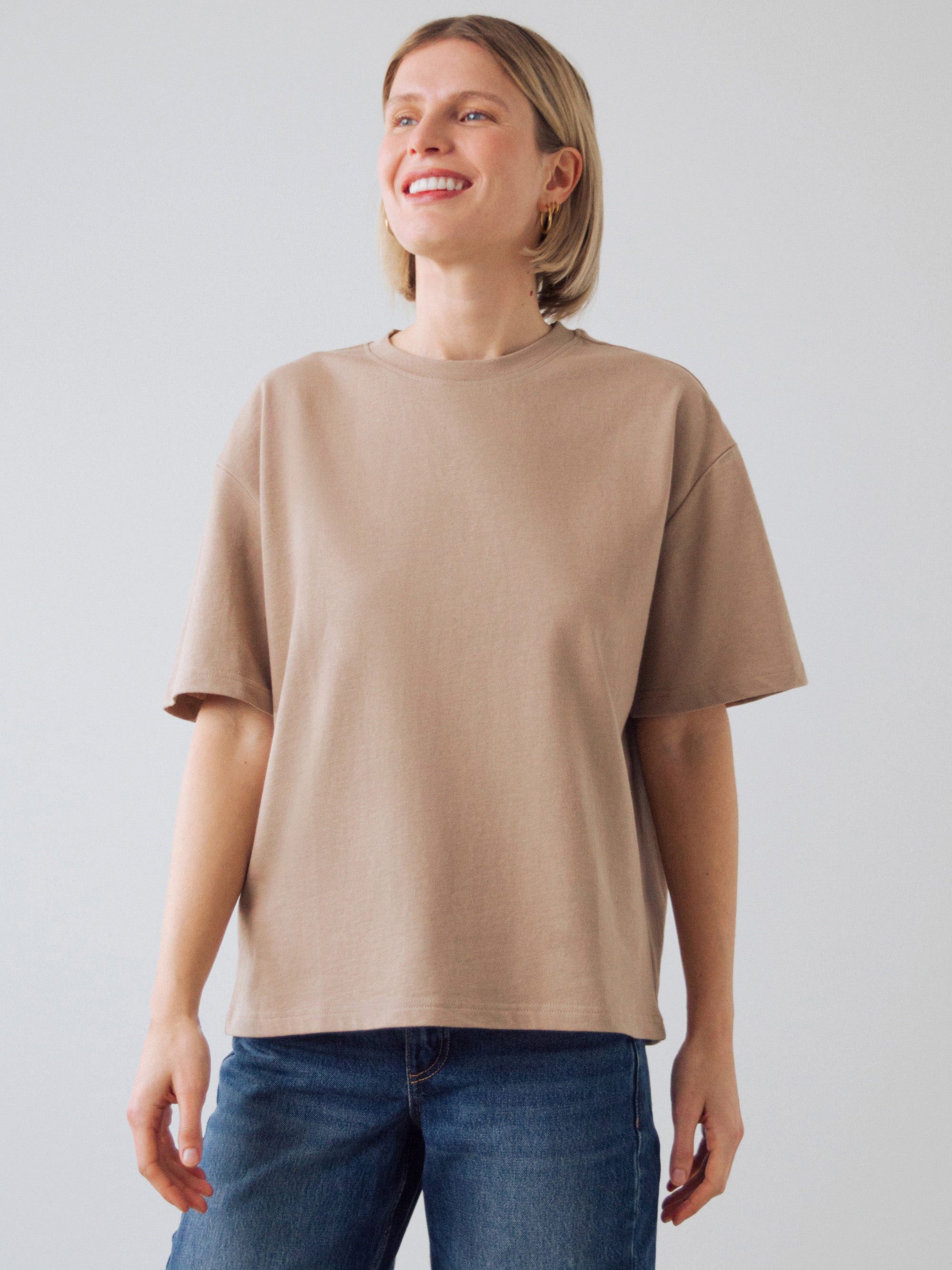 HONEST BASICS T-Shirt OG Shirt Frauen aus Bio- und recycelter Baumwolle