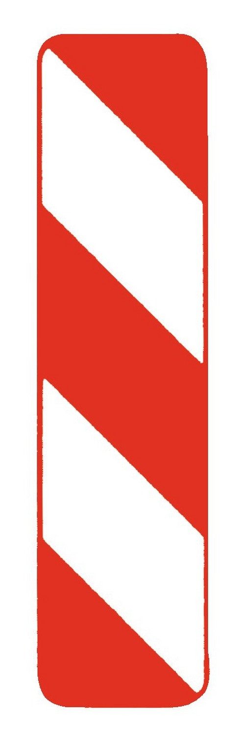 Verkehrsschild, 605-20, 1000 x 250 mm Leitbaken rechtsweisend RAL-Gütezeichen Folie