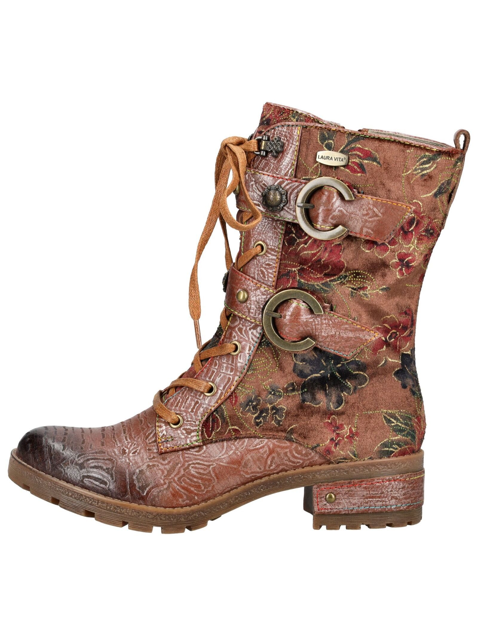 LAURA VITA LAURA VITA Stiefel Leder/Textil Schnürstiefel günstig online kaufen