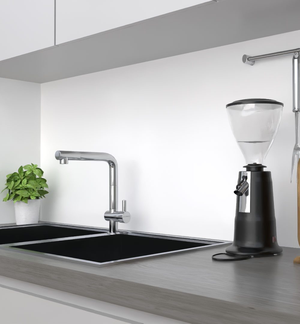 MyMaxxi Küchenrückwand Küchenrückwand selbstklebend Farbe Weiß unifarben einfarbig weiß, (Klebefolie passend geschnitten und gerollt B 60 cm x H 60 cm), Farbe Weiß B 60 cm x H 60 cm