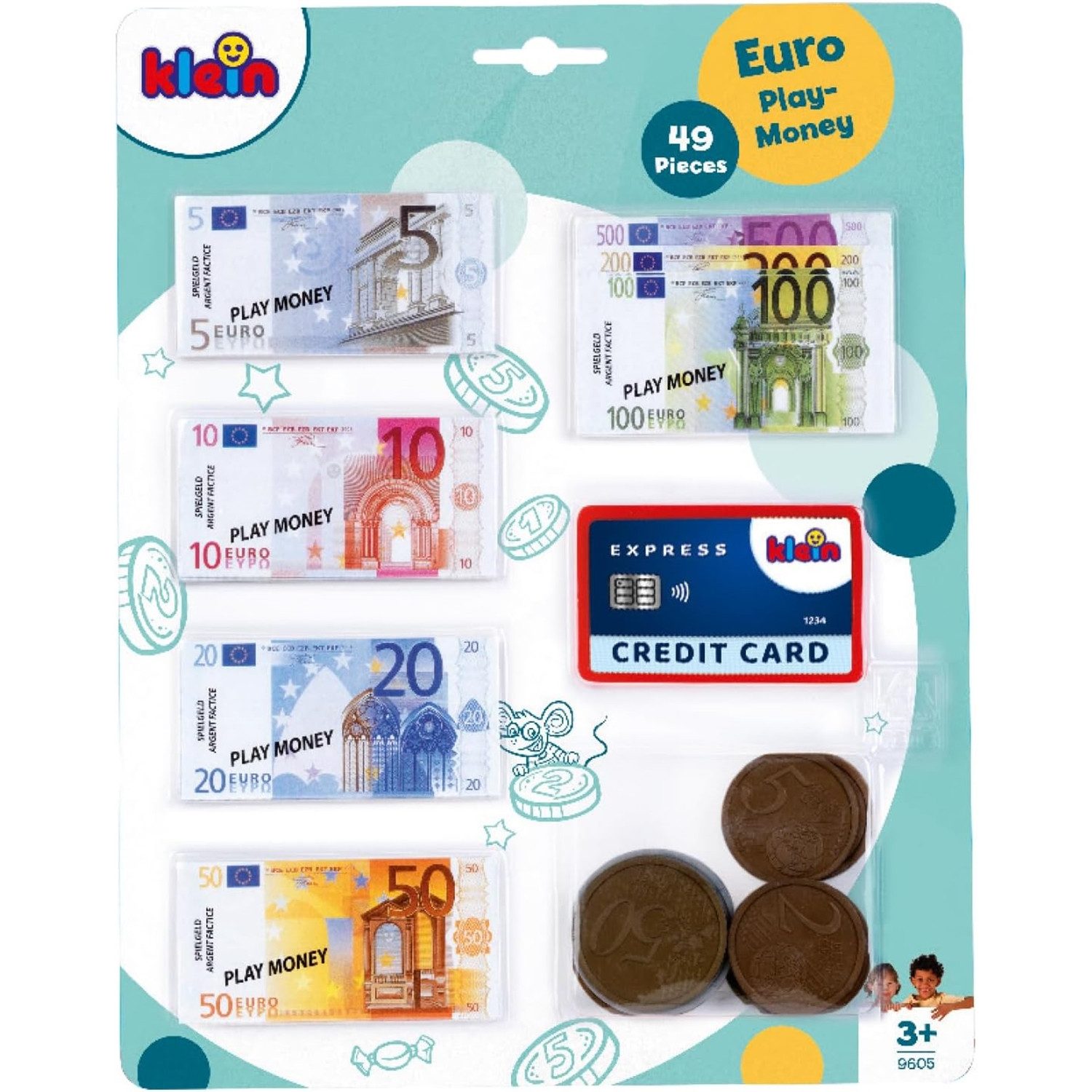 Theo Klein Spielgeld 9605 Spielgeld, sortiert