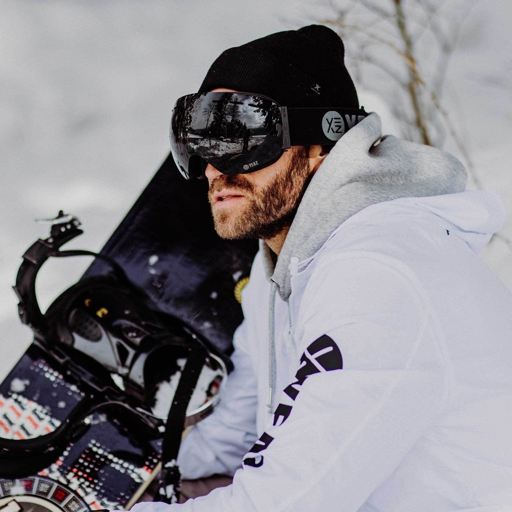 YEAZ Skibrille XTRM-SUMMIT, Erwachsene für und Snowboardbrille Jugendliche Premium-Ski- und