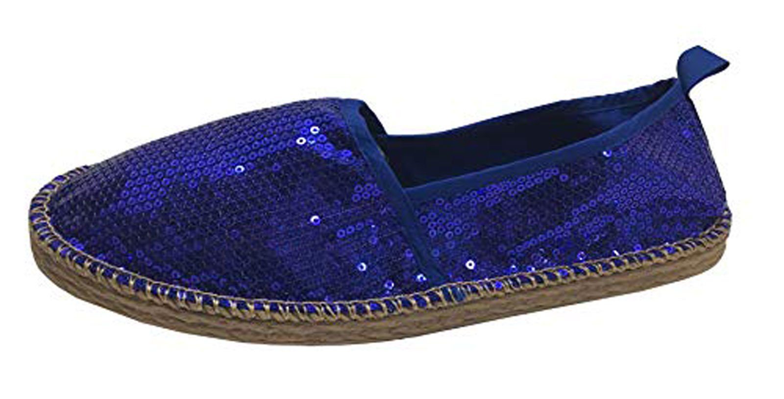 Steinnacher Bärbel Espadrille San Remo blau Pailletten Espadrille