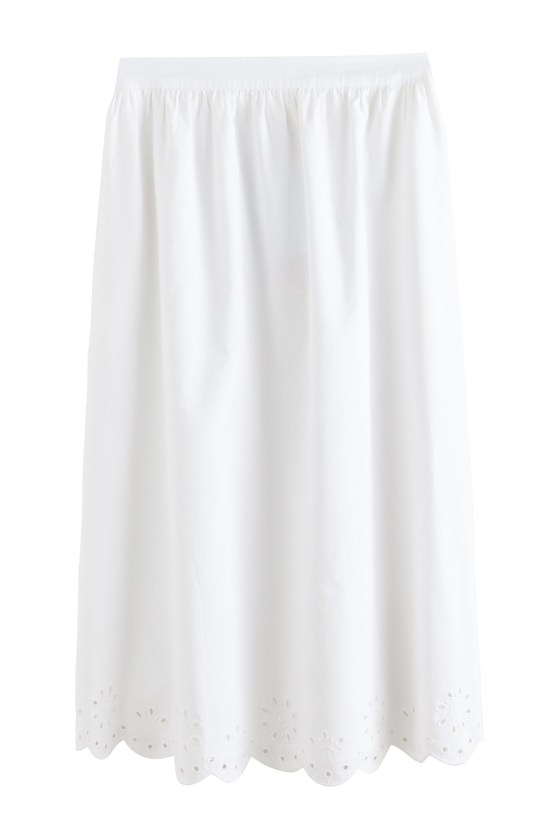 LAURA ASHLEY Maxirock Laura Ashley Co-ord-Rock mit Lochstickerei (1-tlg)