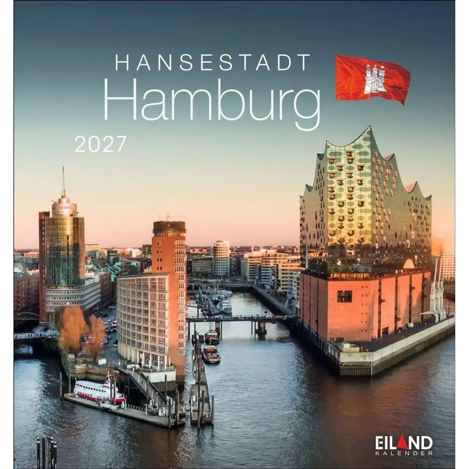 Wandkalender Hansestadt Hamburg Postkartenkalender 2027
