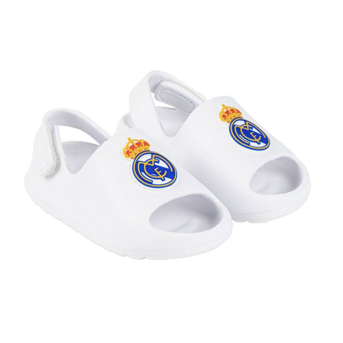 Cerda Real Madrid Fußball Badeschlappen Kinder EVA Latschen Jungen Mädchen Badesandale (2-Teilig, Real Madrid)