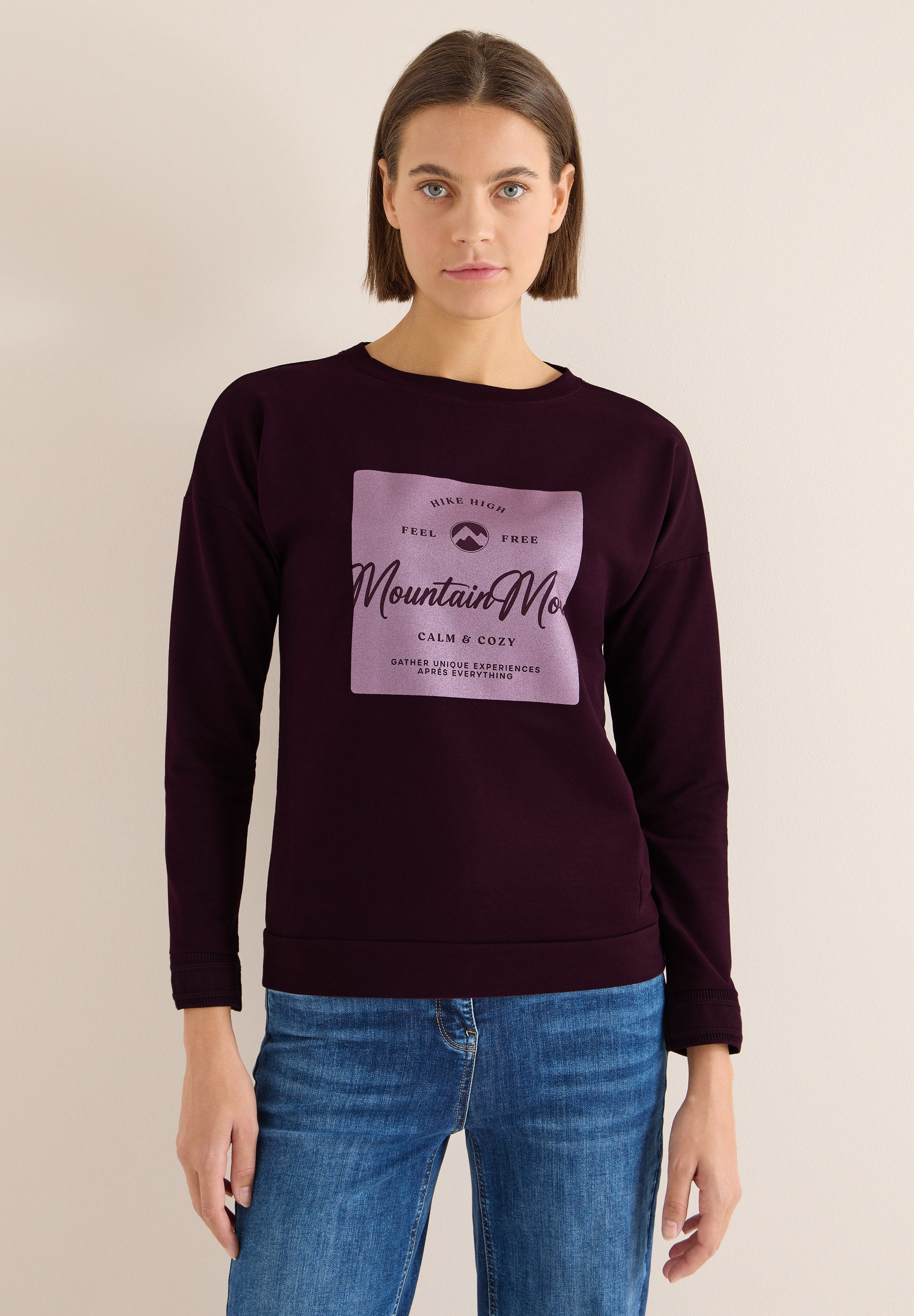 CECIL Langarmshirt Rundhalsausschnitt günstig online kaufen