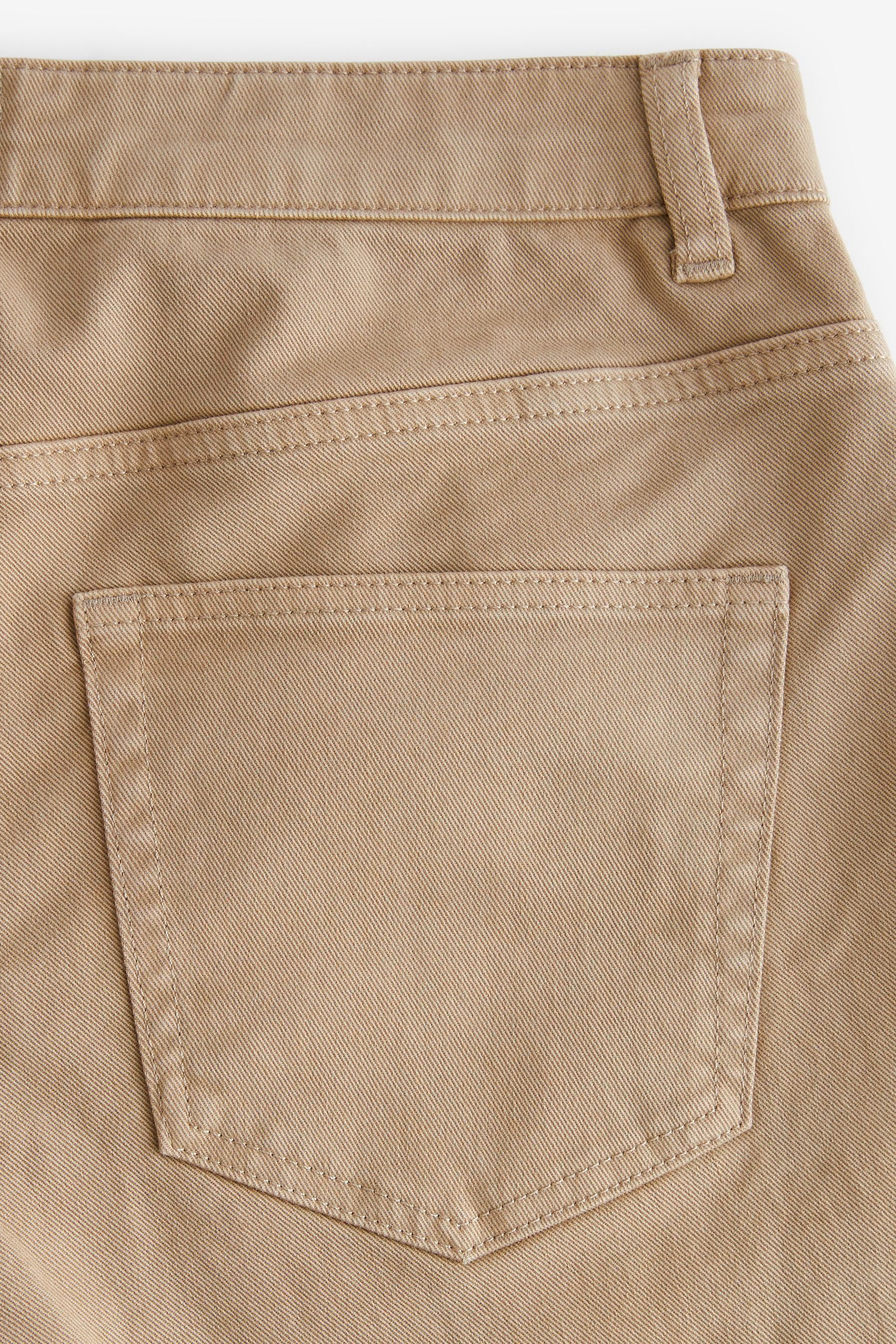 Next Straight-Jeans Gefärbte Stretch-Jeans Fit Light Tan (1-tlg) Straight