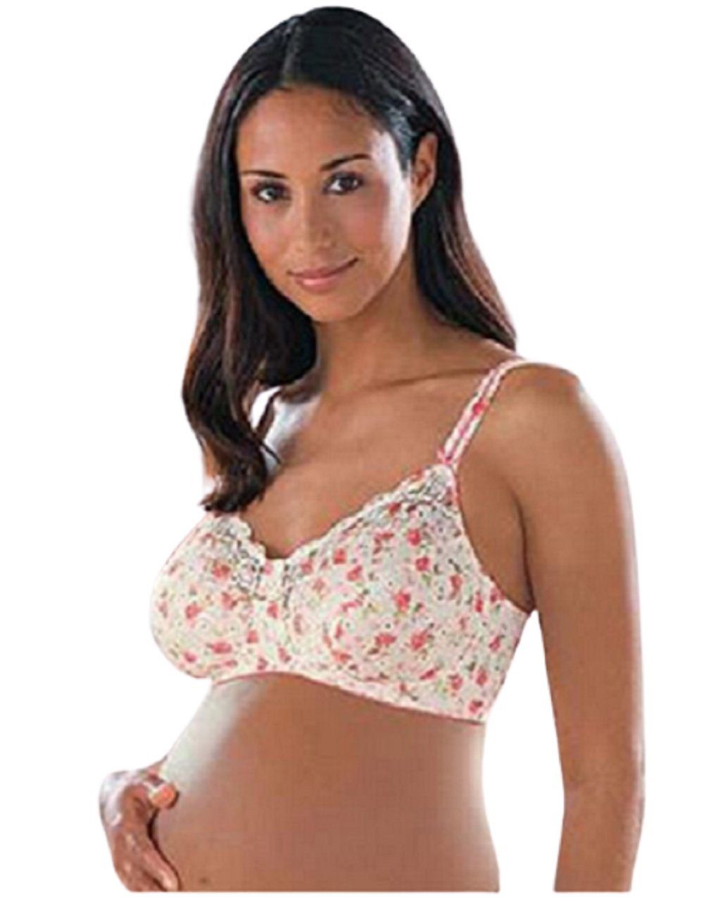 Muster div. Anita mit Größen 5131 Schwangerschafts-BH Maternity apricot - bügellos weiß