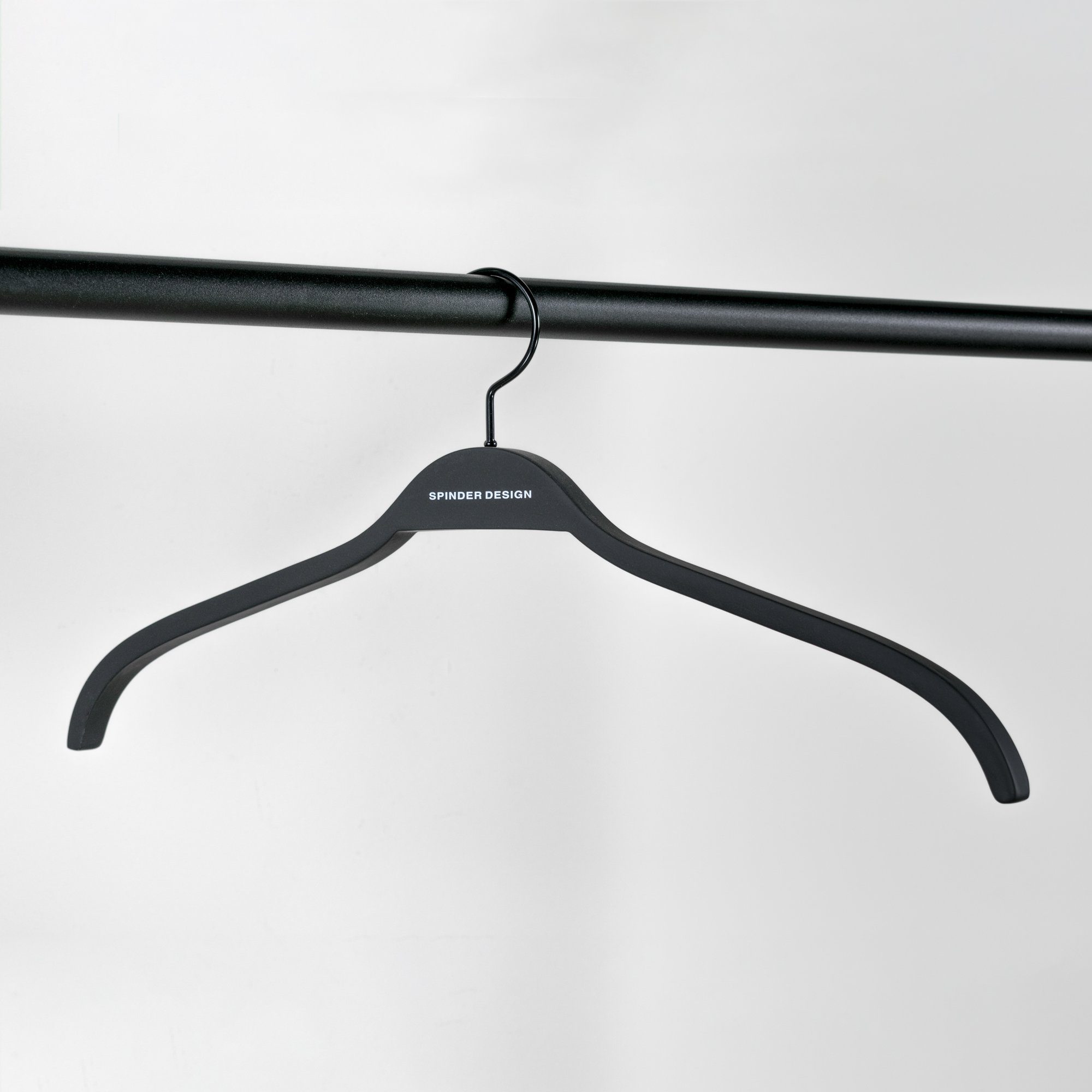 Design Design Kleiderbügel Rosa, Schwarz 5x Kleiderbügel Spinder Spinder