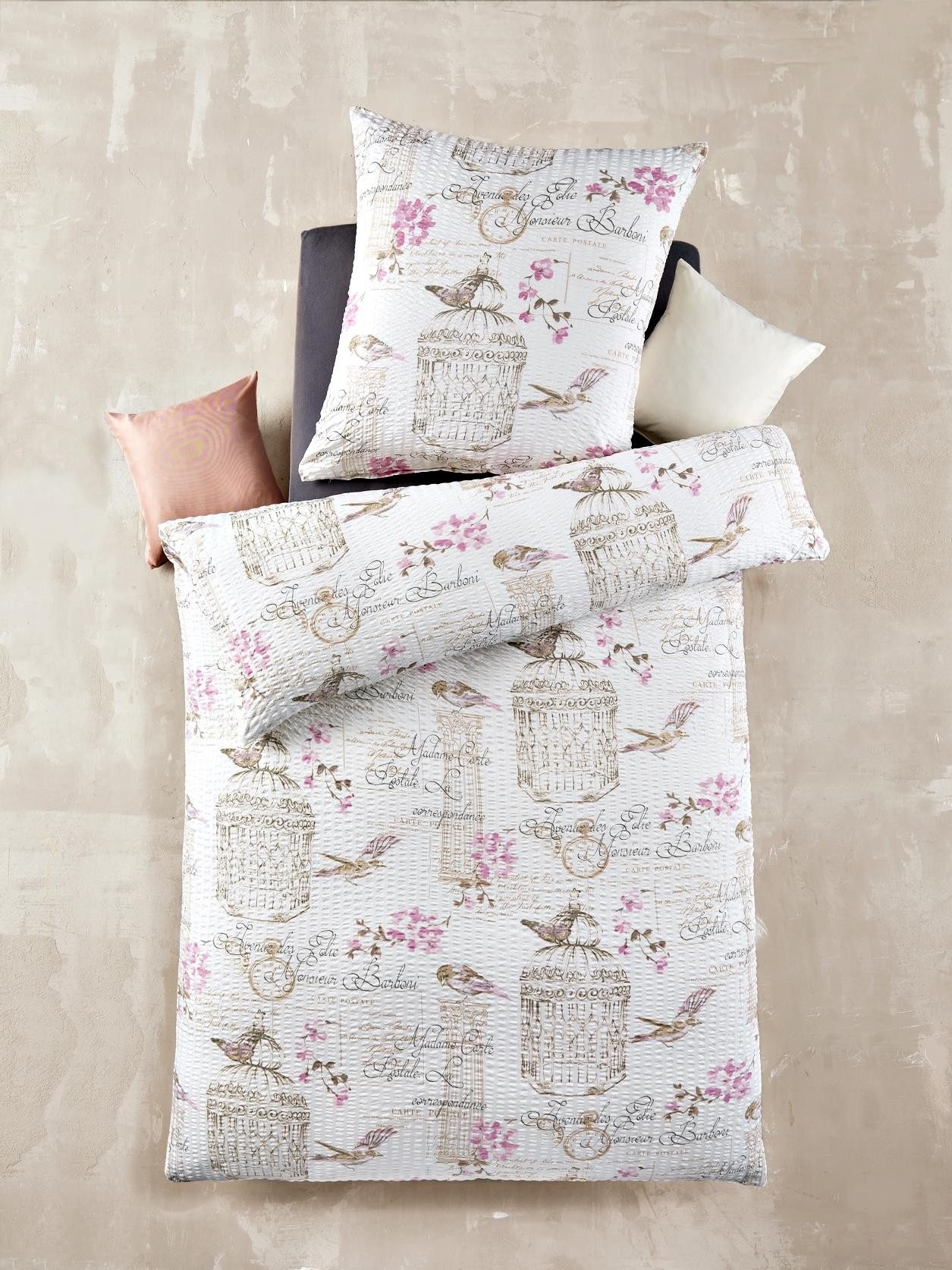 Carpe Sonno Bettwäsche Seersucker 135x200 Mikrofaser günstig online kaufen