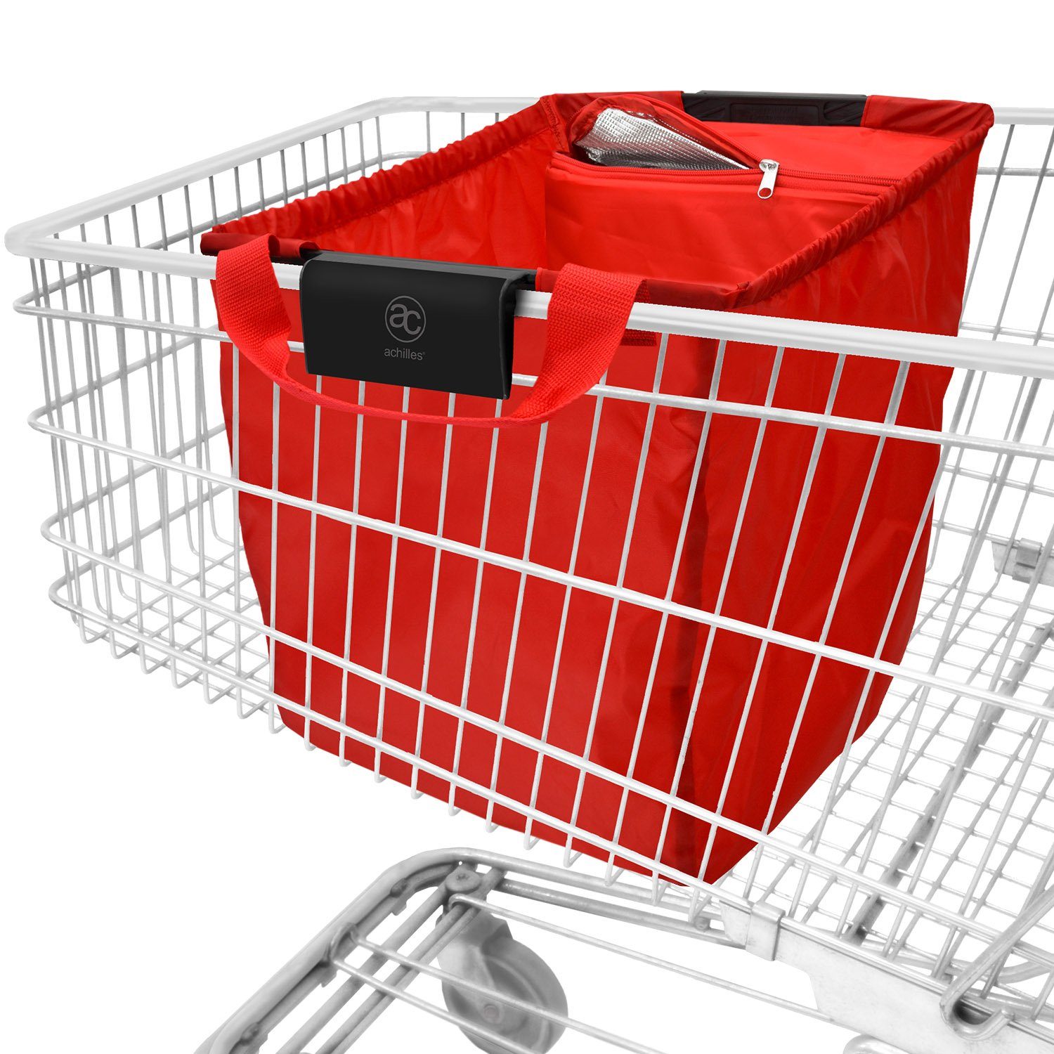 achilles Einkaufsbeutel Easy-Cooler Einkaufswagentasche mit rot l 40 Kühlfunktion