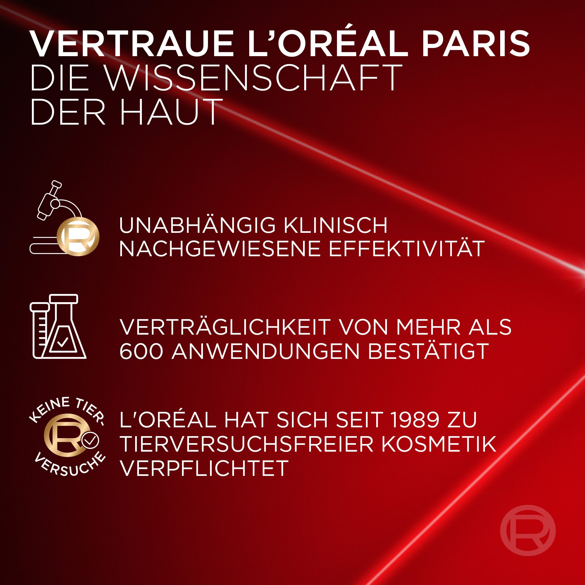 L'ORÉAL PARIS Nachtcreme REVITALIFT LASER DREIFACH-POWER ANTI-AGE NACHTPFLEGE, mit Pro-Retinol + Hyaluronsäure und Vitamin C