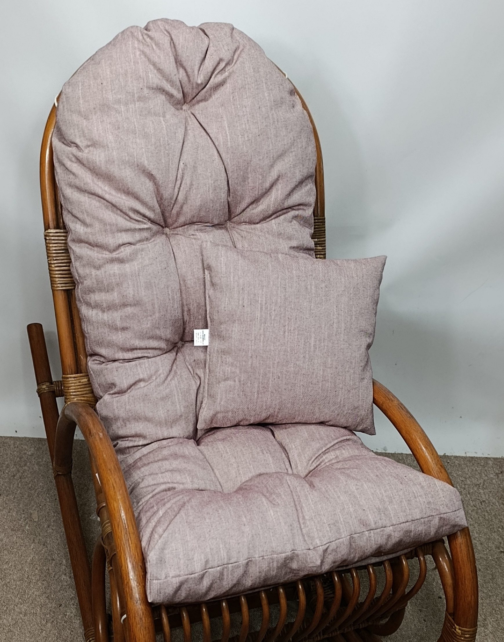 Rattani Polsterauflage Polster für Schaukelstuhl Liegestuhl 130x50x10 cm + günstig online kaufen