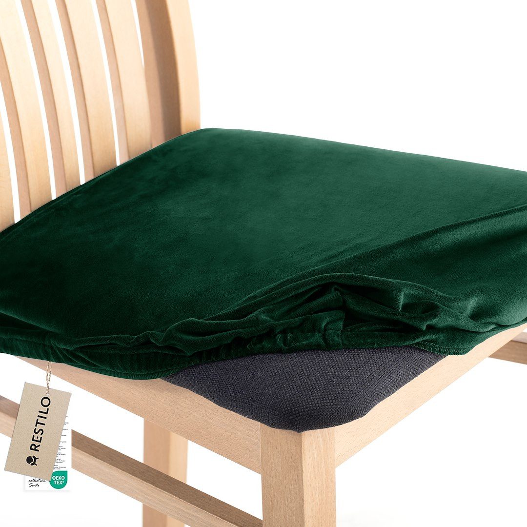 Stuhlhusse Stuhlhusse Stretch Stuhlbezug mit Gummiband Abnehmbar