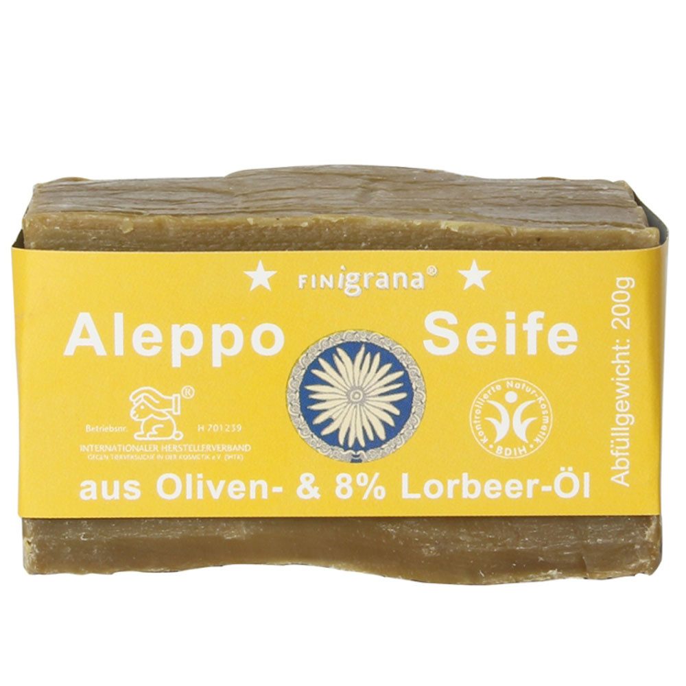 Finigrana Handseife Alepposeife Lorbeeröl, 200 g