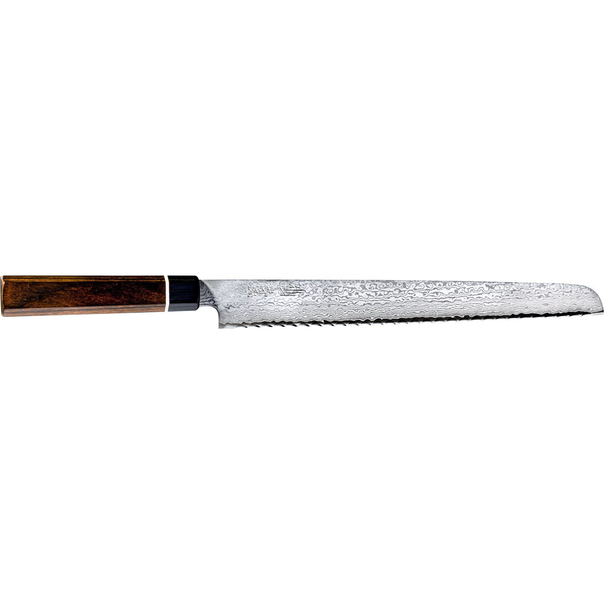 Suncraft Brotmesser Senzo Black Damast Brotmesser 22 cm BD-06