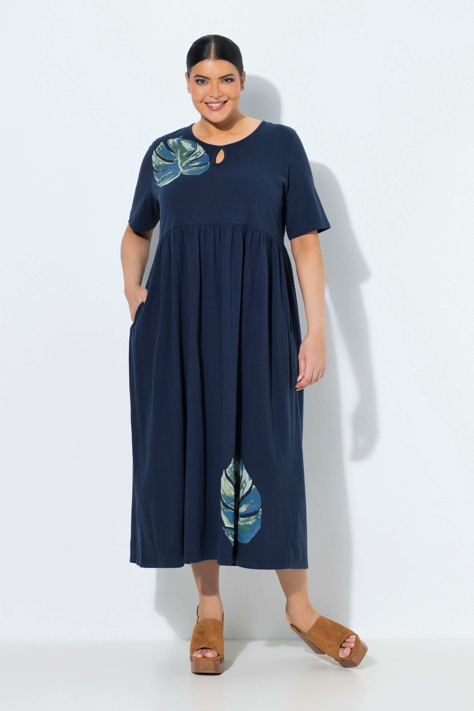 Ulla Popken Maxikleid Jersey-Maxikleid