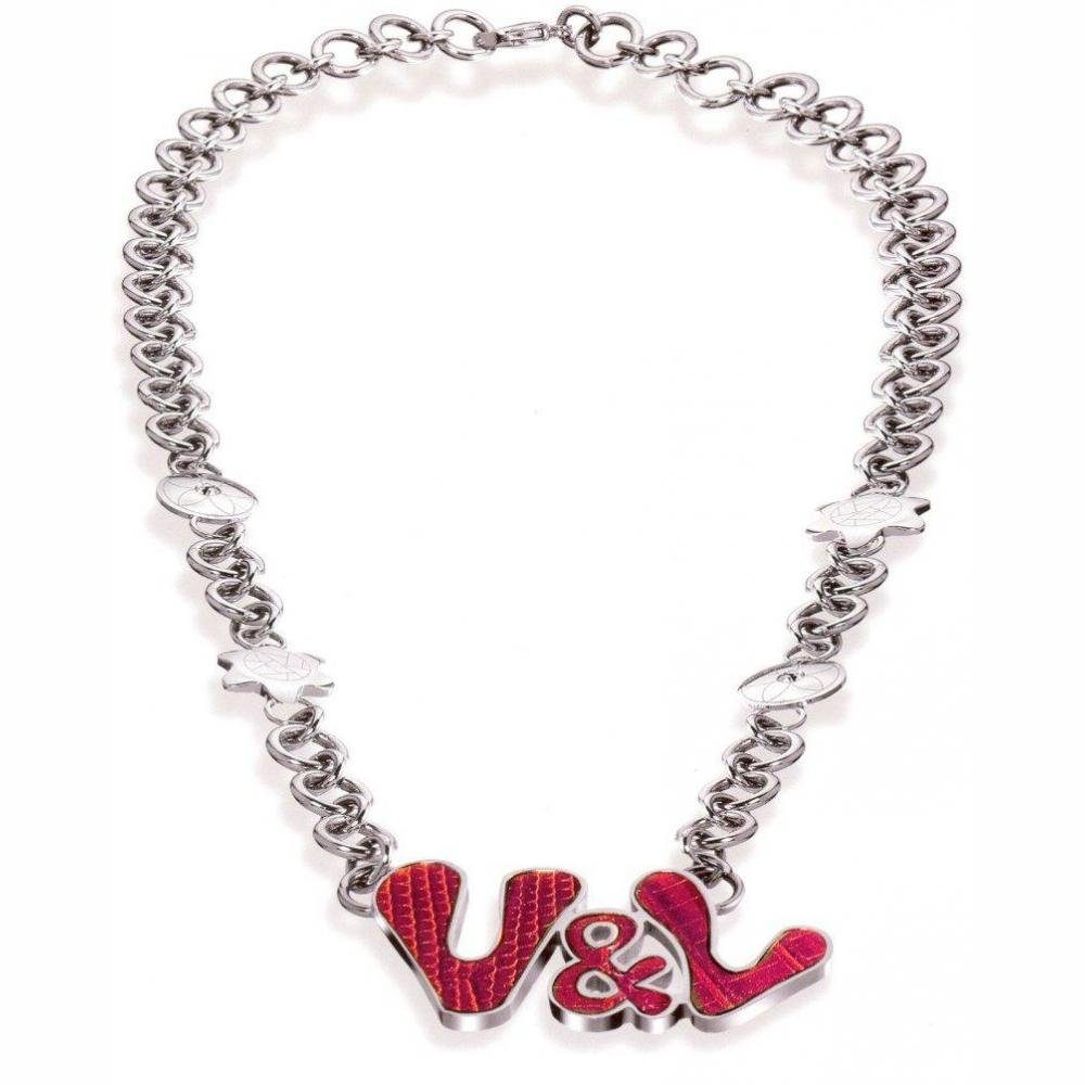 Victorio & Lucchino Edelstahlkette Modeschmuck Damen Halskette mit Anhänger VL VJ0258CO