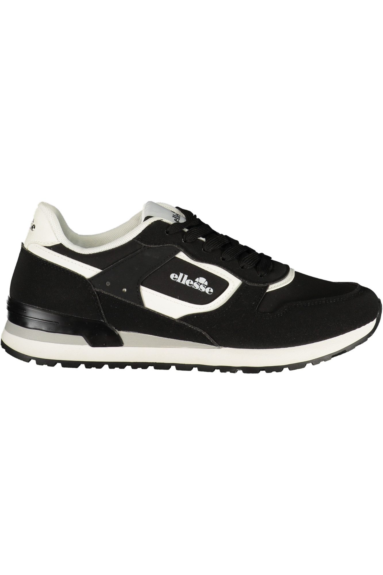 Ellesse Sneaker Schwarzer Herrensneaker mit weißen Details und
