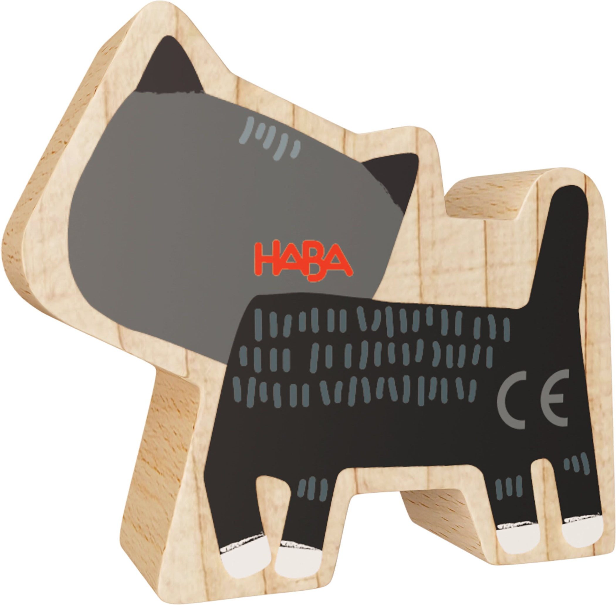 Haba Bau- und Entdeckersteine My 1st Block World Kater Karl 2013965001 Spielbausteine