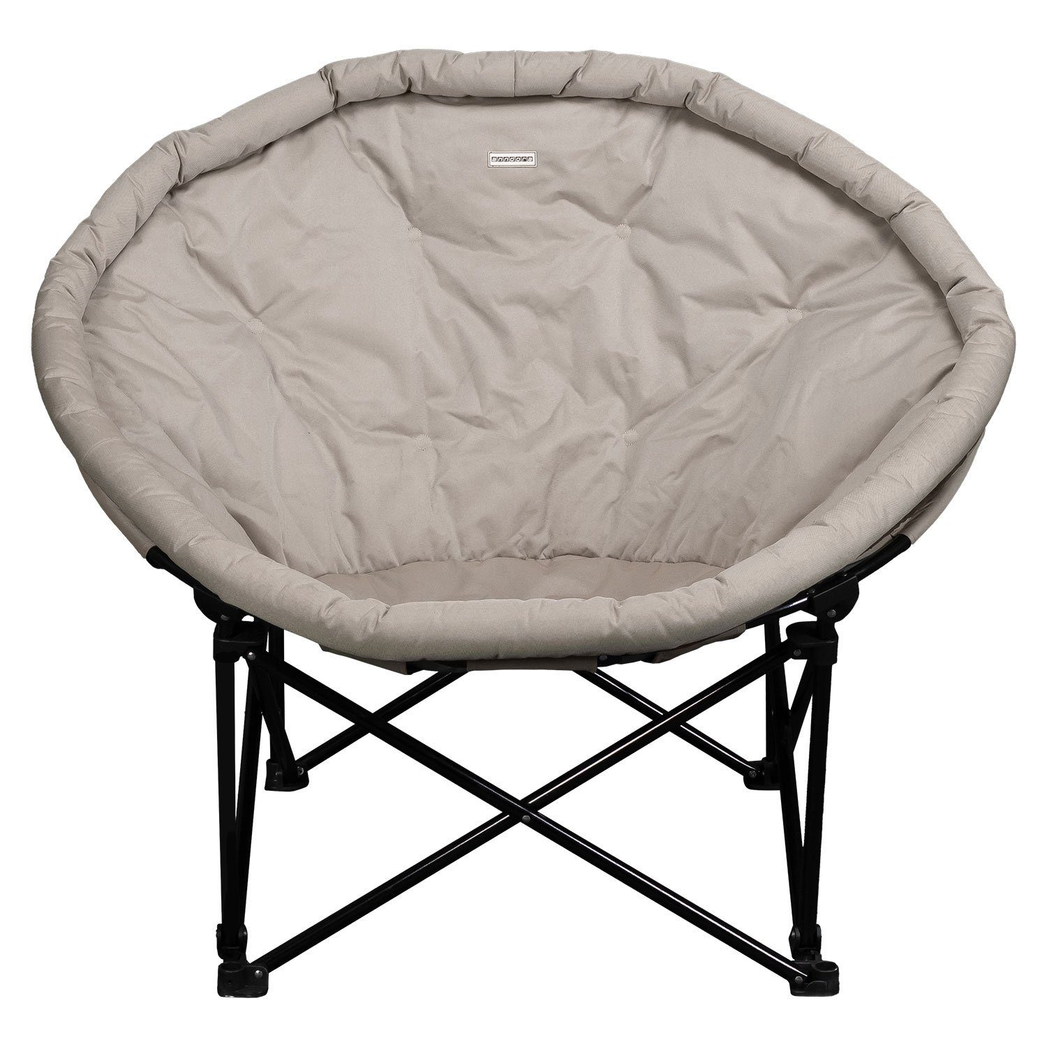 anndora Campingstuhl XXL Camping Relax Sessel Moonchair faltbar, wasserabweisende gepolsterte Sizfläche - leicht entfaltbar