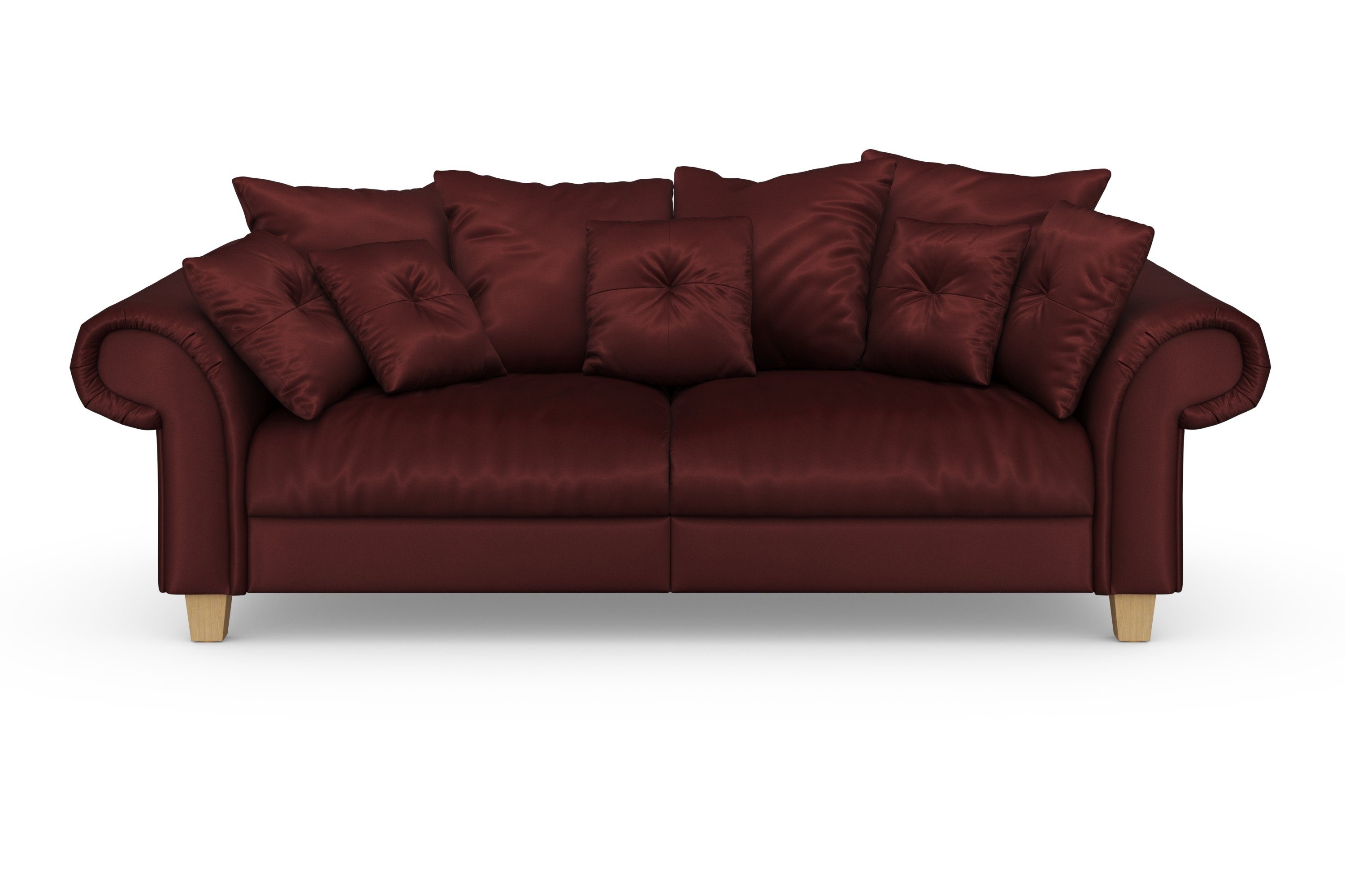 und mit 2 Big-Sofa weichem Design, Teile, zeitlosem viele affaire Megasofa, Queenie Kissen kuschelige Sitzkomfort Home